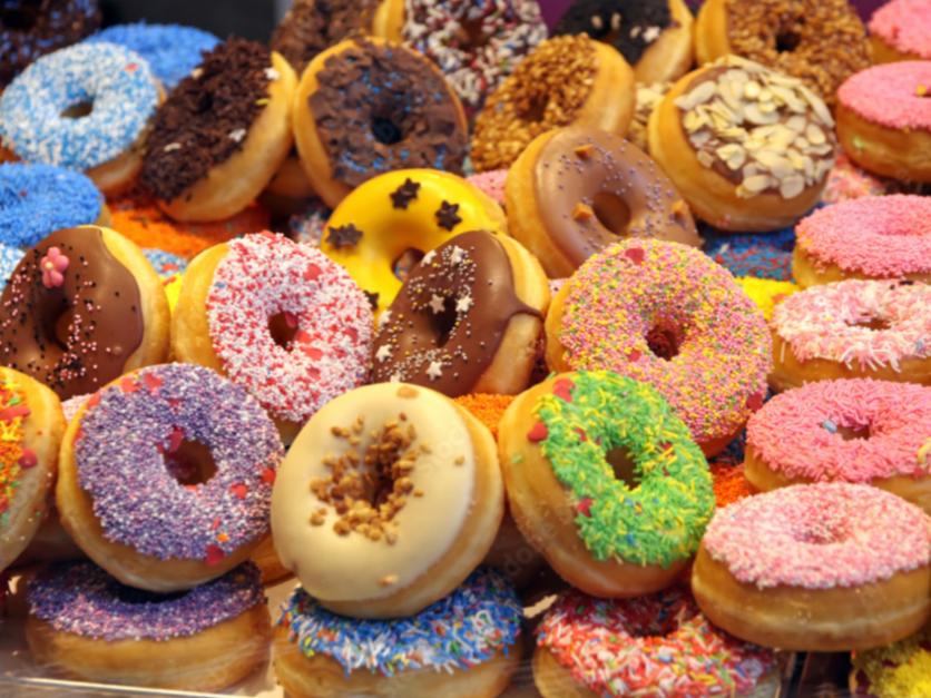 Studieninfotag_FMA Donuts essen im Dienste der Wissenschaft