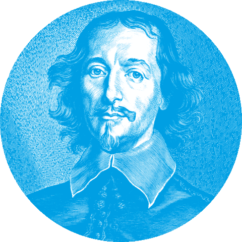 Blauer Otto von Guericke Otto von Guericke Logo in blau eingefärbt